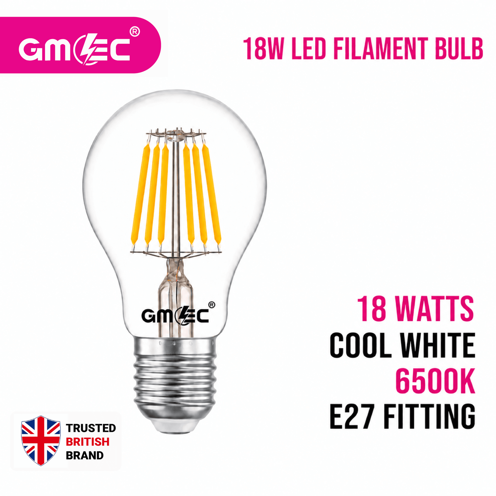18W LED Filament Bulb E27
