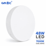 48W Bulkhead Round LED Ceiling Light 7000K Cool White