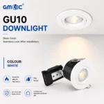 IP65 GU10 Downlight Fire Rated 30/60/90 Twist Lock Spotlight Fitting