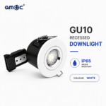 GU10 Fire Rated Downlight IP65 Recessed Spotlight Fitting White 5 Year Warranty