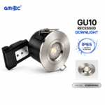 GU10 Fire Rated Downlight IP65 Recessed Spotlight Fitting White 5 Year Warranty