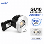 GU10 Fire Rated Downlight IP65 Recessed Spotlight Fitting White 5 Year Warranty