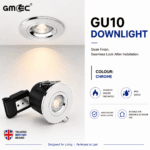 IP65 GU10 Downlight Fire Rated 30/60/90 Twist Lock Spotlight Fitting