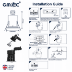 IP65 GU10 Downlight Fire Rated 30/60/90 Twist Lock Spotlight Fitting