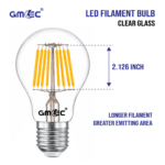 24W E27 LED Filament Bulb Warm White 2700K