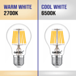 24W E27 LED Filament Bulb Warm White 2700K