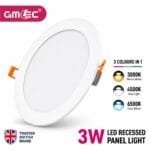3W LED Recessed Panel Light