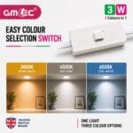 3W LED Recessed Panel Light