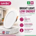 3W LED Recessed Panel Light