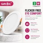 3W LED Recessed Panel Light