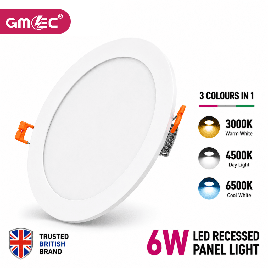 6W LED Recessed Panel Light