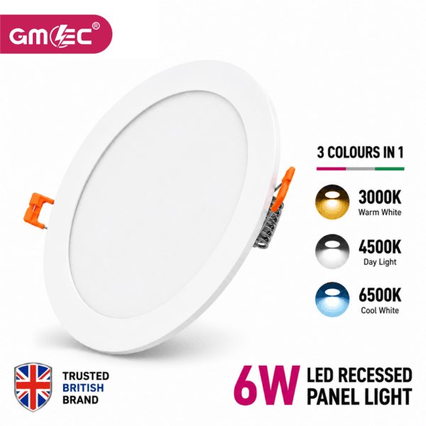 6W LED Recessed Panel Light