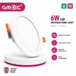 6W LED Recessed Panel Light