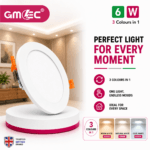 6W LED Recessed Panel Light