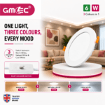 6W LED Recessed Panel Light