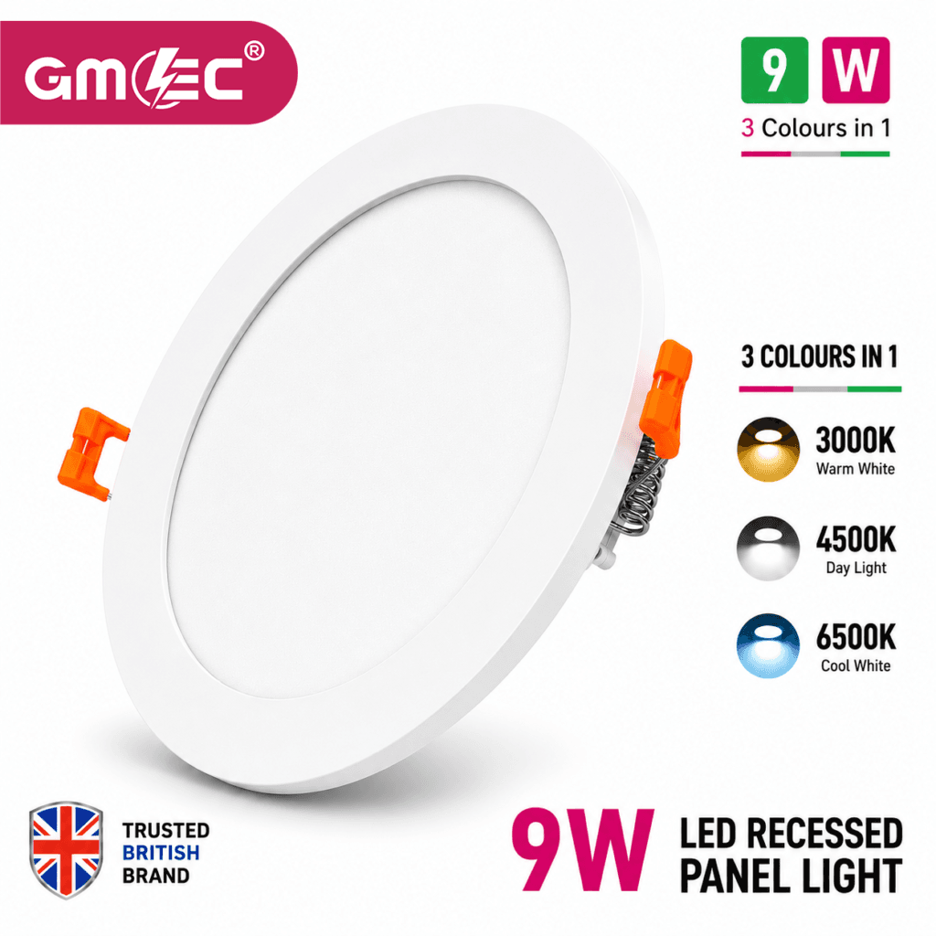 9W LED Recessed Panel Light