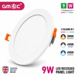 9W LED Recessed Panel Light
