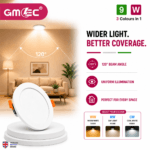 9W LED Recessed Panel Light