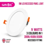 9W LED Recessed Panel Light