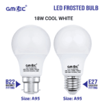 24W E27 LED Frosted Bulb Cool White 6500K A95