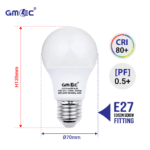 24W E27 LED Frosted Bulb Warm White 2700K A95 | 2280 Lumens