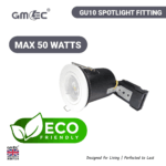 GU10 Fire Rated Downlight Die-Cast Twist & Lock GM-DT002