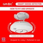 Smart Smoke Detector with 10-Year Battery – Light + Sound