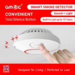 Smart Smoke Detector with 10-Year Battery – Light + Sound